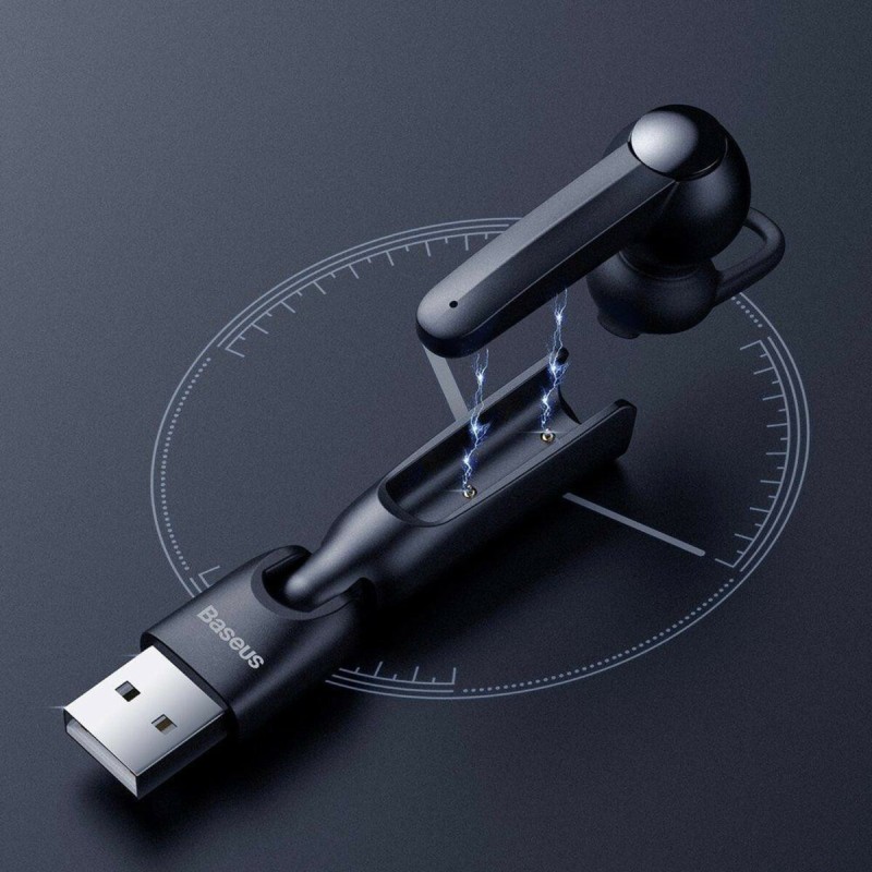 Bluetooth гарнітура Baseus Encok Vehicle-mounted Wireless Earphones A05 Black