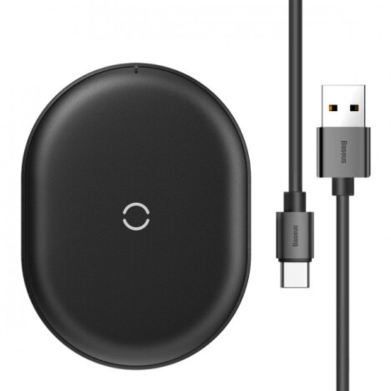 Бездротовий зарядний пристрій Baseus Jelly wireless charger 15W Black