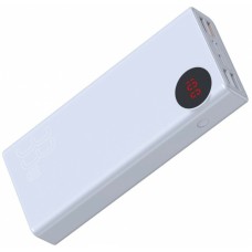 Зовнішній акумулятор Baseus Mulight Power Bank 30000mAh White