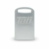 Flash Patriot USB 3.1 Lifestyle Tab 64GB (R-120Mb/s, W-15Mb/s) Metal/Silver