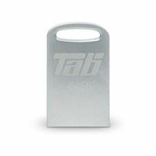 Flash Patriot USB 3.1 Lifestyle Tab 64GB (R-120Mb/s, W-15Mb/s) Metal/Silver