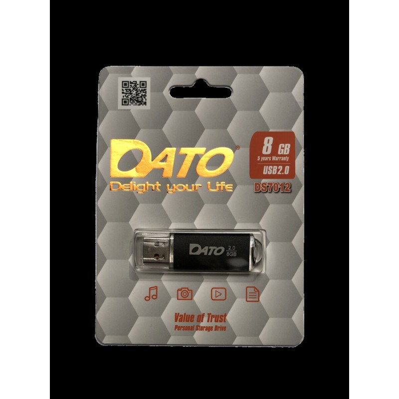 Flash DATO USB 2.0 DS7012 8Gb black