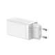 МЗП Baseus GaN3 Pro Fast Charger 2C+U 65W EU White Baseus Xiaobai series fast charging Cable Type-C  to Type-C 100W(20V/5A) 1m White
