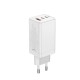 МЗП Baseus GaN3 Pro Fast Charger 2C+U 65W EU White Baseus Xiaobai series fast charging Cable Type-C  to Type-C 100W(20V/5A) 1m White