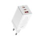 МЗП Baseus GaN3 Pro Fast Charger 2C+U 65W EU White Baseus Xiaobai series fast charging Cable Type-C  to Type-C 100W(20V/5A) 1m White