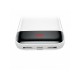 Зовнішній акумулятор Baseus Mini Cu Digital Display Power Bank 20000mAh  White