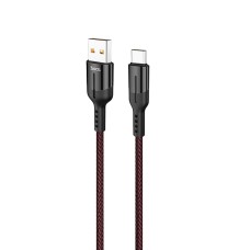 Кабель HOCO U68 Type-C 5A Gusto flash charging data cable Black
