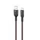 Кабель HOCO U68 Type-C 5A Gusto flash charging data cable Black