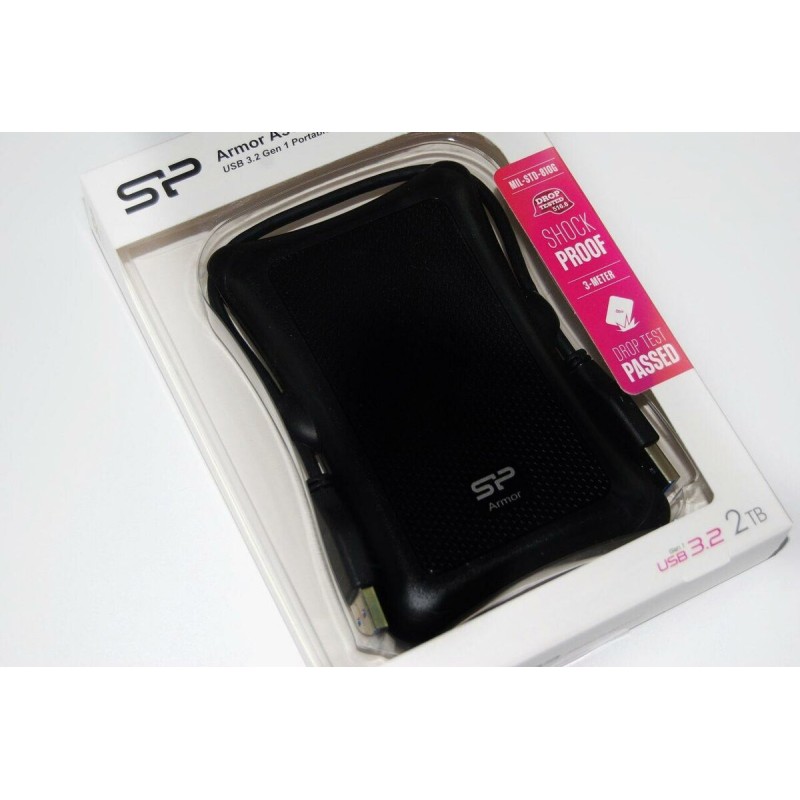 PHD External 2.5'' SiliconPower USB 3.2 Gen. 1 Armor A30 2Tb All Black