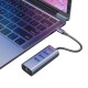 USB-Hub Baseus Enjoy series Type-C to USB3.0*3+RJ45 port HUB adapter Grey