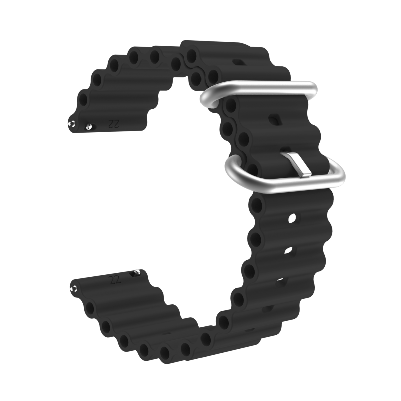Ремінець для годинника Universal Ocean 20mm 2.Black