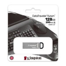 Flash Kingston USB 3.2 DT Kyson 128GB Silver/Black
