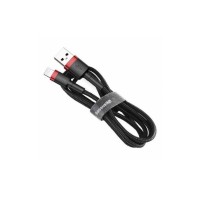 Комплект Baseus cafule Cable USB For iP 2.4A 1m Red+Black 6шт