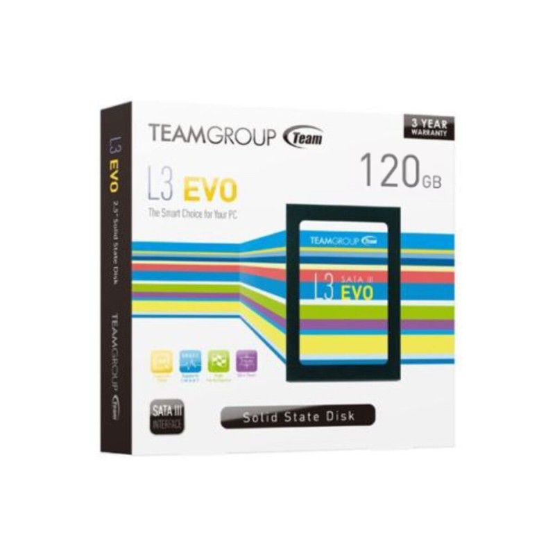 SSD Team L3 EVO 120GB 2.5" SATAIII TLC