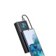 Зовнішній акумулятор Baseus Amblight Digital Display Fast Charge Power Bank 30000mAh 65W Black
