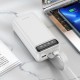 Зовнішній акумулятор BOROFONE BJ14B Freeway Power bank(30000mAh) White