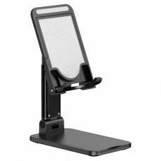 Тримач для мобільного Usams US-ZJ059 Retractable Phone/Tablet Desktop Stand Black
