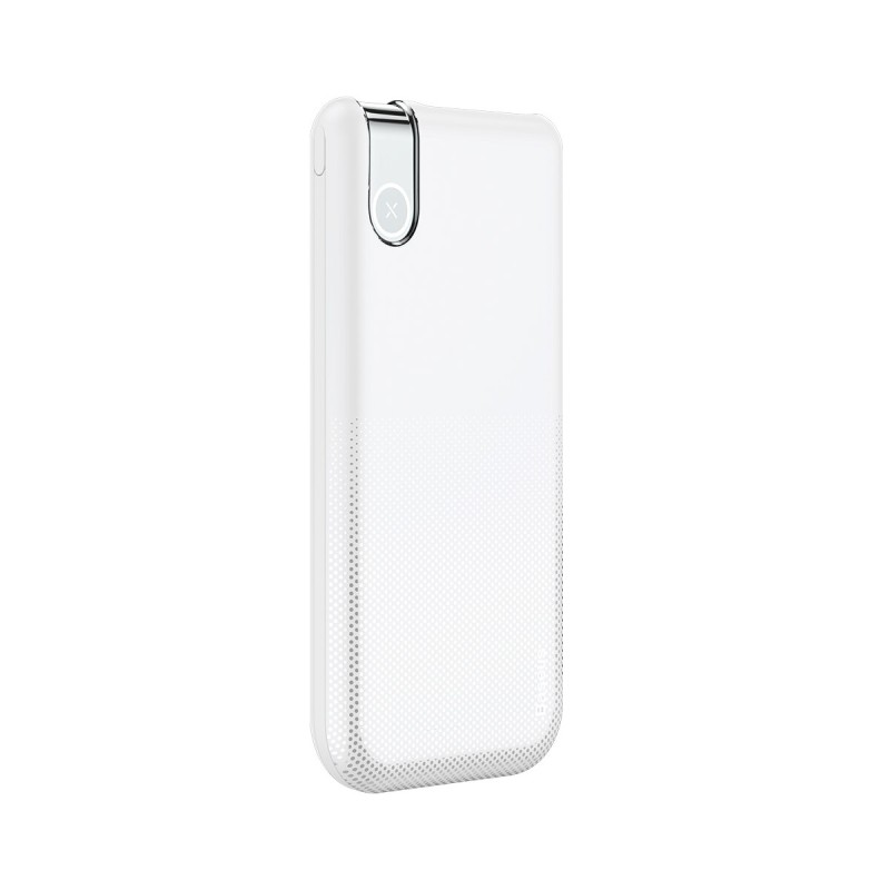 Зовнішній акумулятор Baseus Thin Version WirelessCharge 10000mAh White