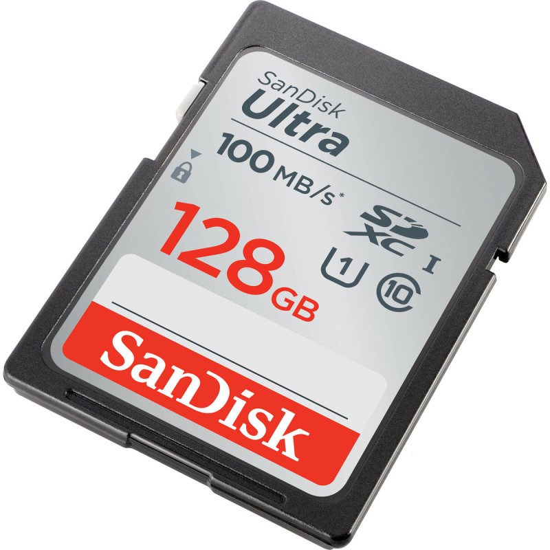 SDXC (UHS-1) SanDisk Ultra 128Gb class 10 (100Mb/s)