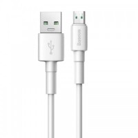 Кабель Baseus Mini White Cable USB For Micro 2.4A 1m White