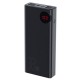 Зовнішній акумулятор Baseus Mulight Power Bank 30000mAh Black