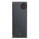 Зовнішній акумулятор Baseus Mulight Power Bank 30000mAh Black