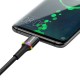 Кабель Baseus halo data cable USB For Type-C 2A 2m Black