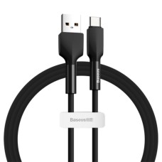 Кабель Baseus Silica gel cable USB For Type-C 1m Black