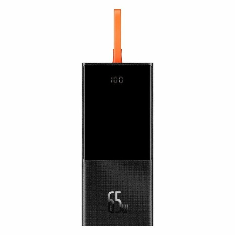 Зовнішній акумулятор Baseus Elf Digital Display Fast Charging Power Bank 20000mAh 65W Black