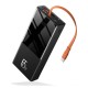 Зовнішній акумулятор Baseus Elf Digital Display Fast Charging Power Bank 20000mAh 65W Black