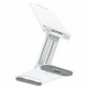 Тримач для мобільного HOCO PH48 Fun dual axis 360 rotating tablet desktop holder White