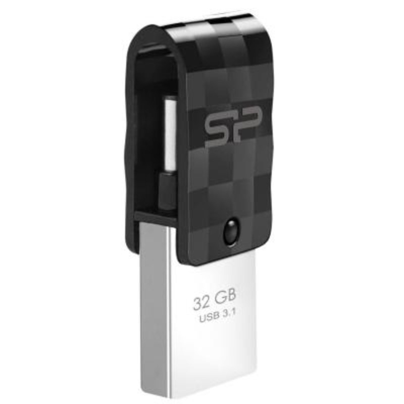 Flash SiliconPower USB 3.1 Mobile Type-C/USB C31 32Gb Black