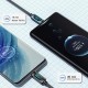 Кабель Essager Enjoy LED Digital Display USB Charging Cable USB A to Type C 100W 1m black (EXCT-XY01-P)