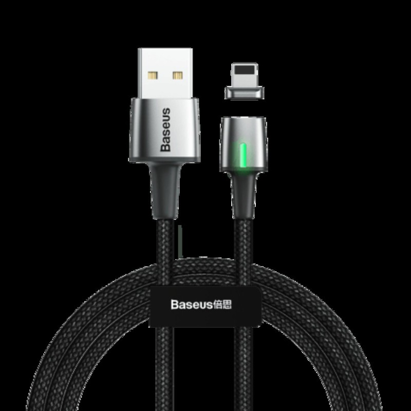 Кабель Baseus Zinc Magnetic Cable USB For iP 1.5A 2m Black