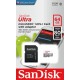 microSDXC (UHS-1) SanDisk Ultra 64Gb class 10 (80Mb/s) (adapter SD)