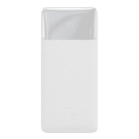 Зовнішній акумулятор Baseus Bipow Digital Display Power bank 30000mAh 15W White
