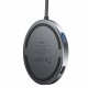 USB-Hub Baseus Circular Mirror Wireless Charger HUB (TYPE-C to USB 3.0*1+USB2.0*3/TYPE-C)Deep gray