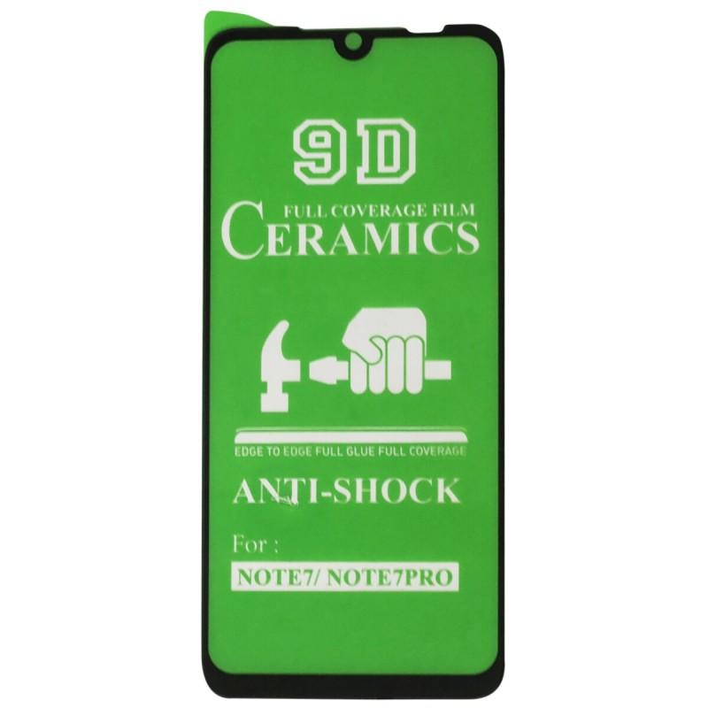 Захисне скло Ceramic glass Xiaomi Redmi Note 7 Black (тех. упаковка)