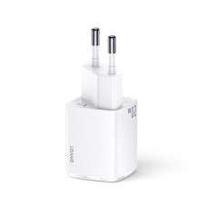 Мережевий зарядний пристрій Usams US-CC128 T37 Super Si QC3.0+PD Fast Charger 20W(EU) White