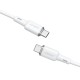 Кабель ACEFAST C2-03 Type-C to Type-C 3A, 60W, 1.2m, silicone, zinc connectors, White