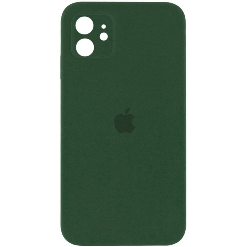 Чохол для смартфона Silicone Full Case AA Camera Protect for Apple iPhone 11 40,Atrovirens