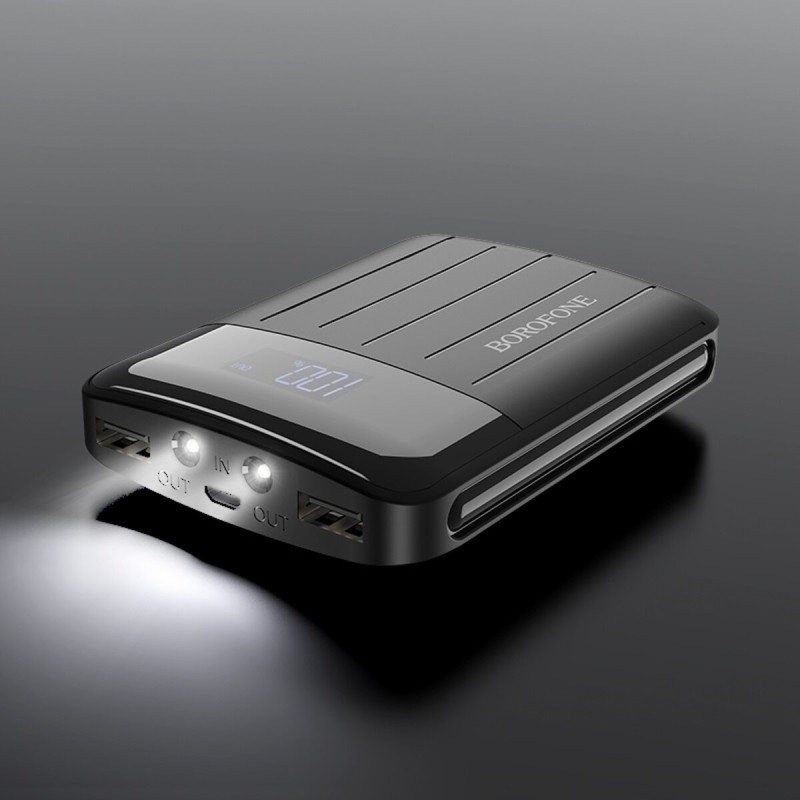 Зовнішній акумулятор BOROFONE BT21A Universal energy mobile power bank, 20000mAh 2A Black