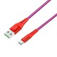 Кабель BOROFONE BU13 USB to Type-C 5A, 1.2m, nylon, aluminum connectors, Black