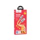 Кабель HOCO U113 Solid 100W silicone charging data cable Type-C Gold