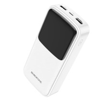 Зовнішній акумулятор BOROFONE BJ17A Oceanic digital power bank 20000mAh White