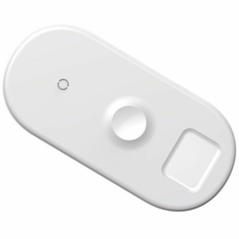 БЗП Baseus Smart 3in1 Wireless Charger For Phone+Watch+Pods 18W MAX White