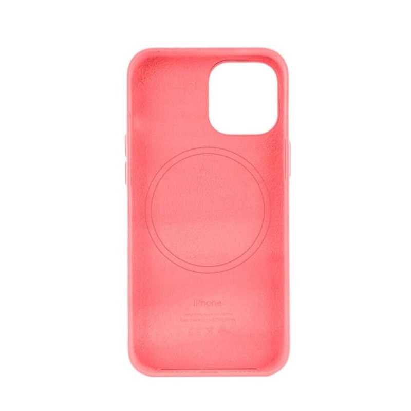 Чохол для смартфона Leather AAA Full Magsafe IC for iPhone 15 Crimson