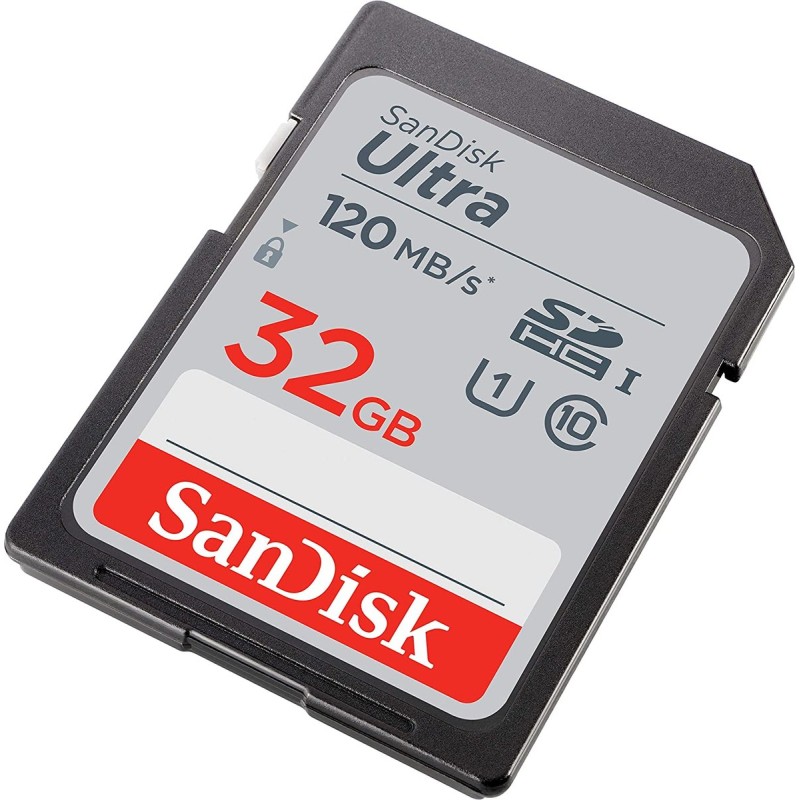 SDXC (UHS-1) SanDisk Ultra 32Gb class 10 (120Mb/s)