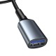 Кабель Baseus cafule Cable USB3.0 Male TO USB3.0 Female 2A 1m Dark gray