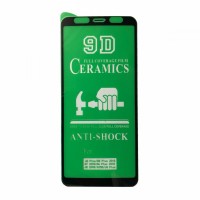 Захисне скло Ceramic glass Samsung A750/J610/J415 Black (тех. упаковка)